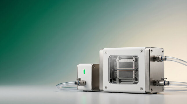 Compact hydrogen fuel cell module for clean energy generation