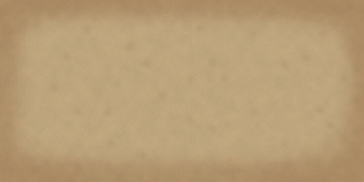 Abstract aged sepia retro background with a vignette in soft blur texture design. Light Coffee Stained Paper