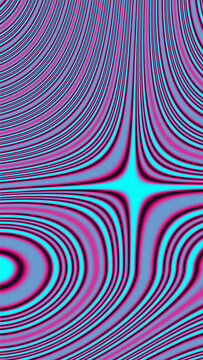 Abstract Psychedelic Optical Illusion Starburst Background