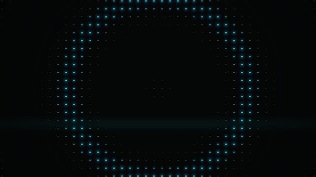 Abstract 3D isometric cylinder grid pattern motion graphics background