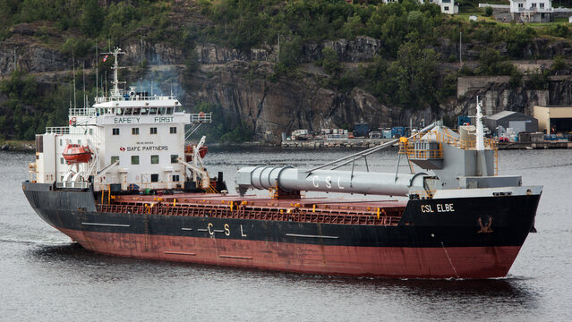 CSL Elbe IMO 8001024 Passing Brevik Strait Brevik Norway