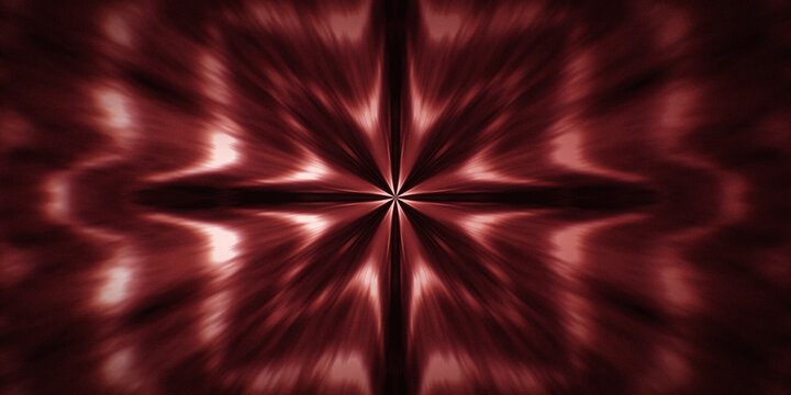 Feverish red noise terrain pulses with liquid ink strata under dark grain and mirrored glow.