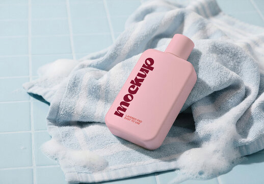 Bottle on a Towel