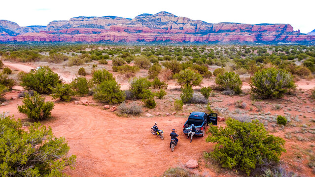 Red rock formations in Sedona, Arizona