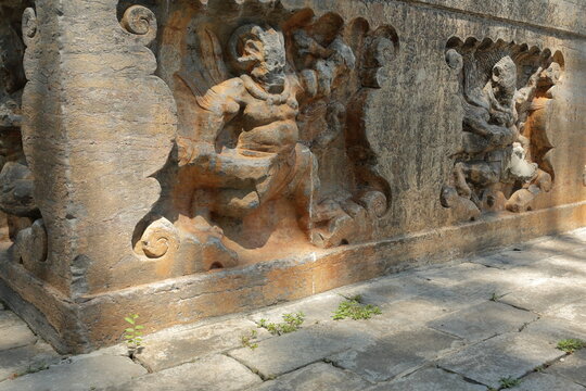ang Dynasty Guardian Reliefs on the Great Tang Stele in China