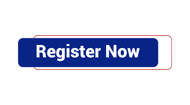 Register Now Button Icon with Call to Action Text and Modern User Interface Design