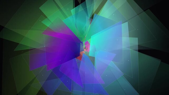 Abstract colorful geometric shapes background 1.