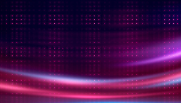 Light and stripes move rapidly. Connections, lines, and squares with random scale and opacity. Technology and the concept of connectivity. Abstract digital background with highly detailed elements.
