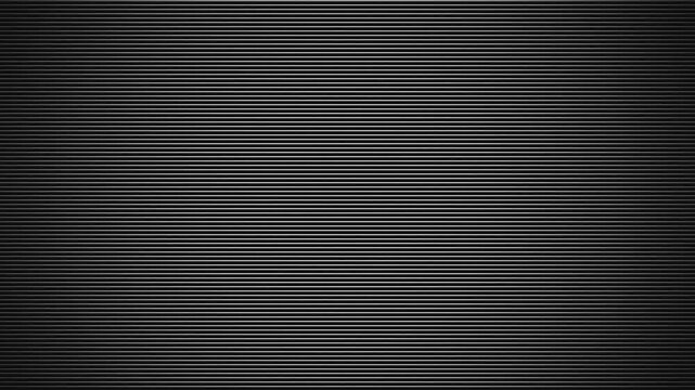 CRT Scan lines horizontal seamless loop animation moving from top to bottom with vignette effect on black background. 4K animated flickering nostalgic CRT overlay effect for old film texture and retro