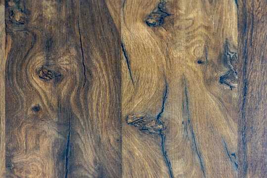 Dark brown wood grain texture closeup rustic surface
