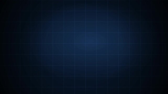 Dynamic digital graph paper grid chart subtle dark blue background with military, science, technology, or medical theme backdrop animated wallpaper 4K.