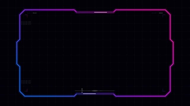 Dynamic advanced hud frame layout for digital interface mapping. Structured screen element designed for data analysis display. Futuristic interface frame built for technical visualization systems.