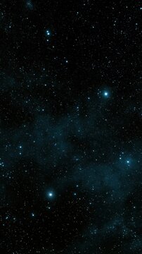 A view of deep space reveals bright foreground stars along with an infinite background of stars creating depth in the cosmos.