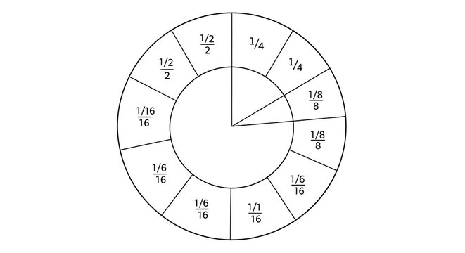 wall clock isolated on white