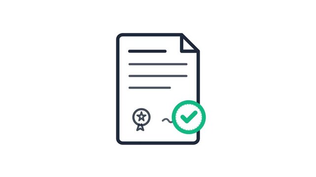 Official document undergoing magnifying glass scan and verified seal