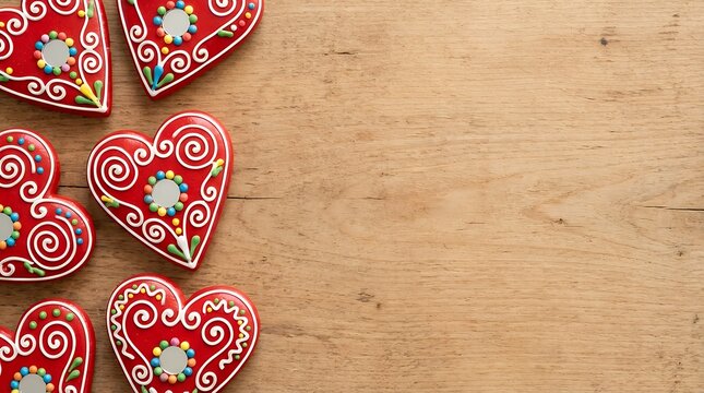A Traditional Licitar Cookie a Heart-Shaped Ornamental Gift Often Given at Celebrations of Love in Zagreb Croatia Since the 14th Century licitar cookie traditional symbol of zagreb croatia ornamental