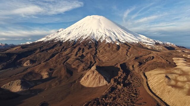 Parinacota Volcano and Pomerape in Lauca National Park
