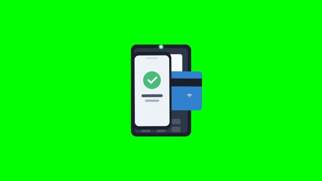 Digital payment on mobile device with card.