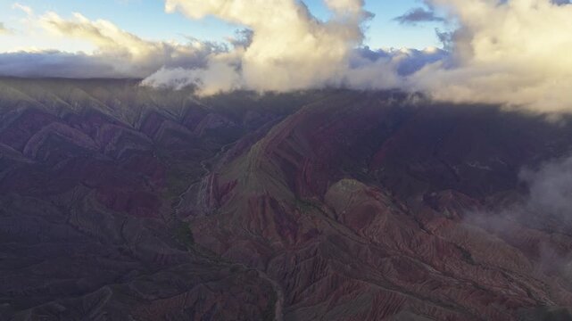 Colorful Hornocal Mountain landscape in Jujuy, Argentina