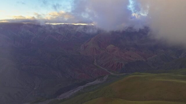 Hornocal colorful Mountain landscape in Jujuy, Argentina