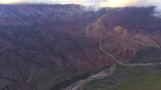 Hornocal colorful Mountain landscape in Jujuy, Argentina