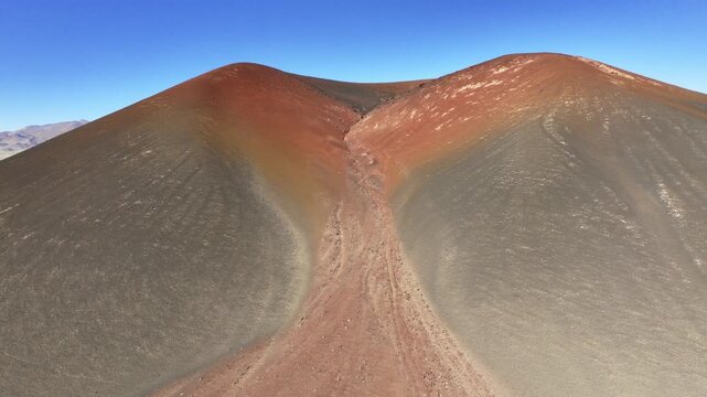Jote volcano crater in Catamarca, Argentina highland landscape