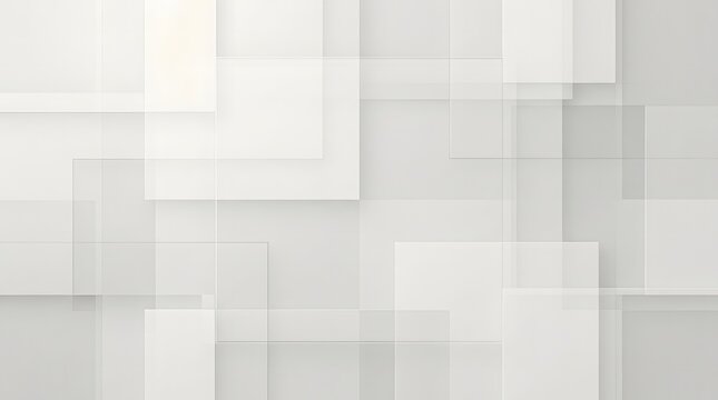 Abstract background featuring soft white and grey geometric squares with a modern minimalist aesthetic design