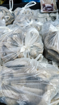 Keropok Lekor sell in plastic bag