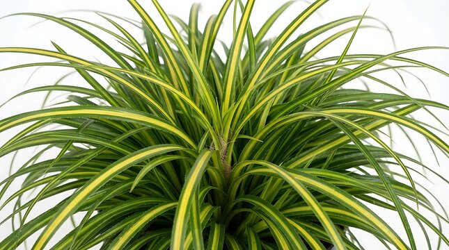 Flame-Carex Evergold ornamental grass featuring vibrant variegated yellow and green foliage, a perfect choice for garden landscaping and container plants