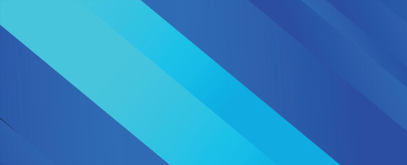 Obraz premium Abstract blue gradient vector background featuring dynamic diagonal lines and smooth bright texture. This modern futuristic illustration has empty copy space for premium technology designs.