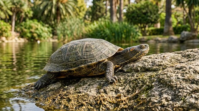 turtle on the grass