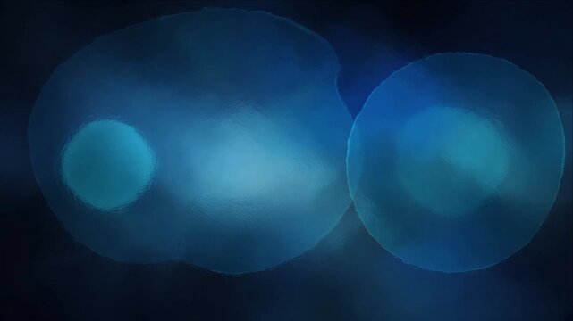 Blue bokeh abstract light background with soft glow and dreamy blur effect creating modern texture and ethereal mood for design art and digital wallpaper use with calm atmosphere and relaxing fantasy