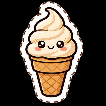 ice cream vector illustration
