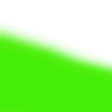 Vibrant lime green color gradient isolated on transparent background for creative graphic design