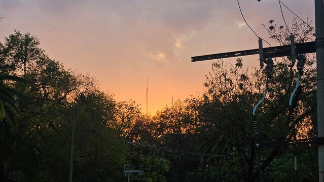 Atardecer.