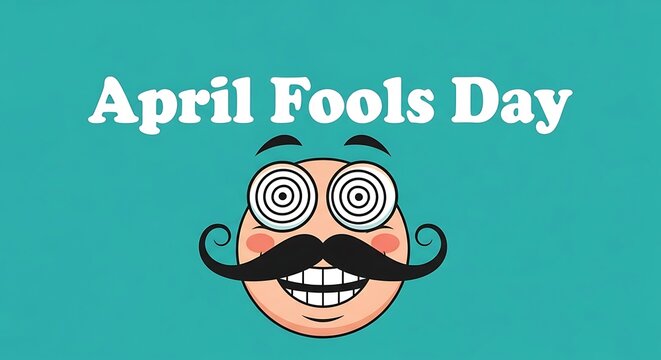 April fools day emoji features a funny face with swirly eyes