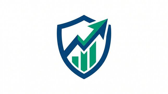 Financial Growth Shield Logo