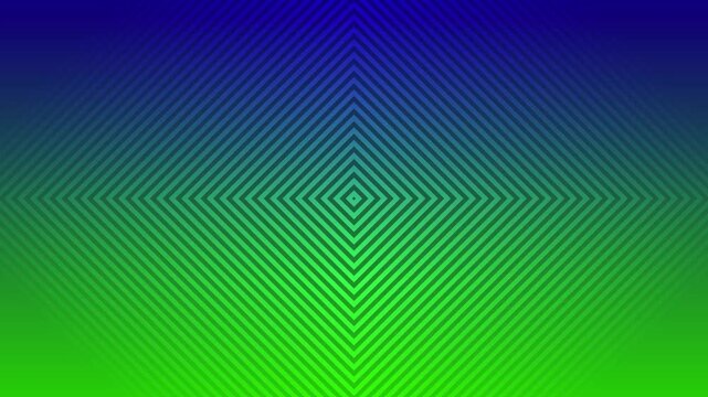 Abstract geometric diamond pattern background with blue and green gradient and subtle animation.