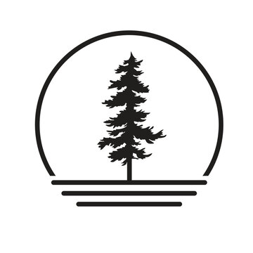 simple tree logo