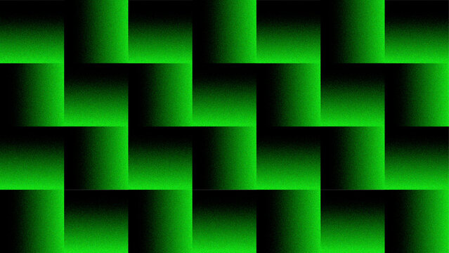 grainy texture waves with green gradient color and black color for shadow effect. Modern and elegant wallpaper with green theme with grain texture style 
