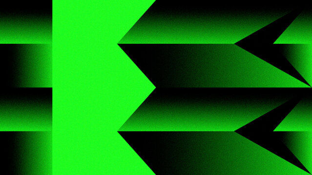 Layered Green Arrow Stripes with Film Grain Texture
Multi-Row Angular Pattern in Neon Green with Grainy Noise Effect for simple and modern wallpaper and background