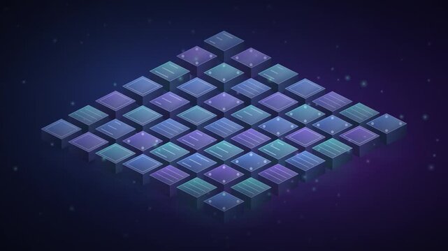 Abstract Digital Background for No Code Development Platform