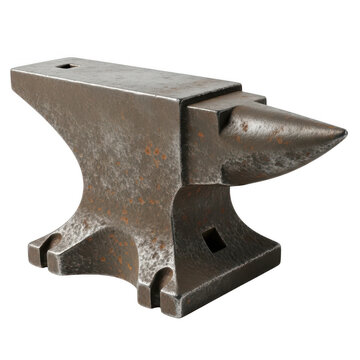 Vintage blacksmith anvil isolated transparent background isolated on transparent background
