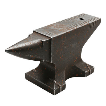 Blacksmithing anvil tool isolated transparent background isolated on transparent background