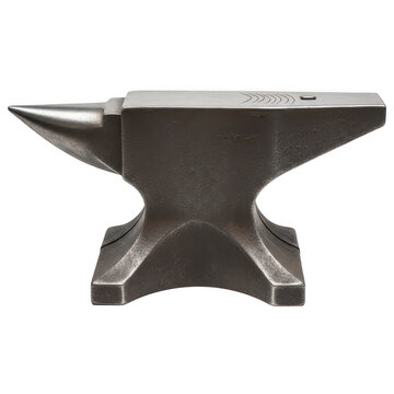 Blacksmithing anvil isolated on transparent background