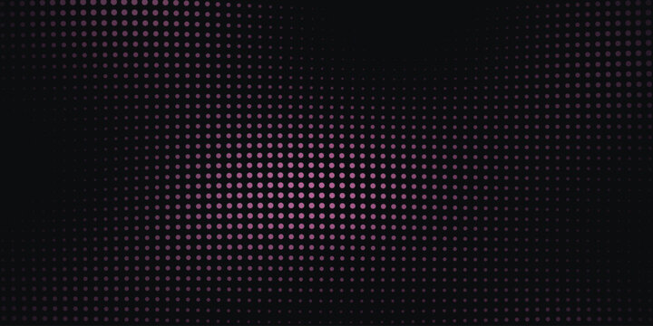Abstract dark purple halftone background, geometric square pattern vector, modern tech gradient texture for digital design