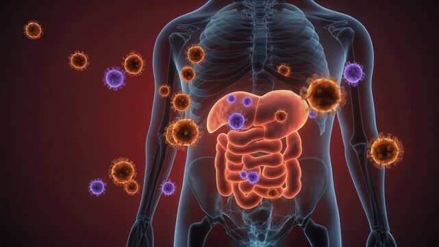 Visualization of fatty liver disease and inflammation in human body