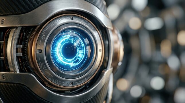 Futuristic Artificial Intelligence Optical Sensor