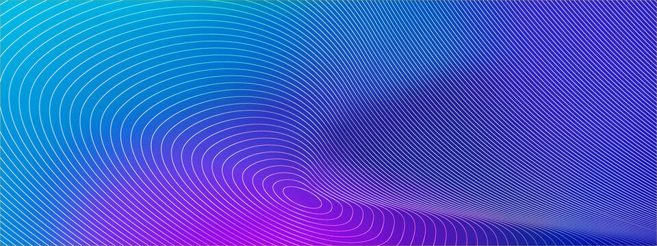 Blue Purple Topographic Contour Line Wave Background