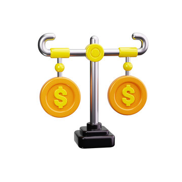 tax fairness 3d render icons